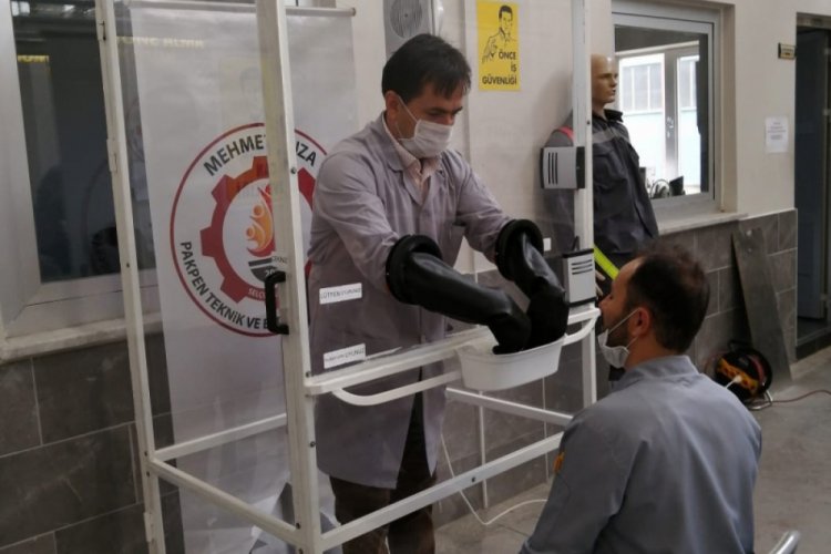 &Ouml;ğretmenler "izole numune alma &uuml;nitesi" &uuml;retti