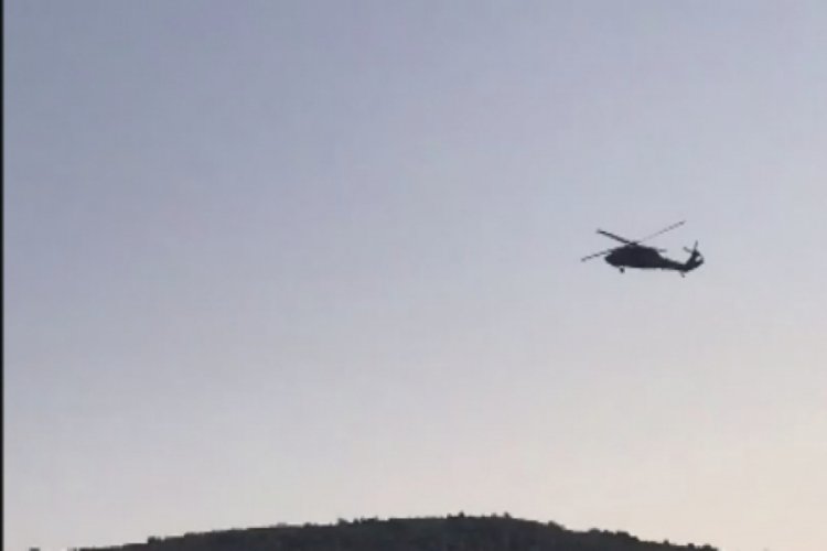 Suriye sınırında helikopter hareketliliği