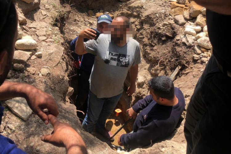 Defineciler ve mazot hırsızları, fotokapanla yakalandı