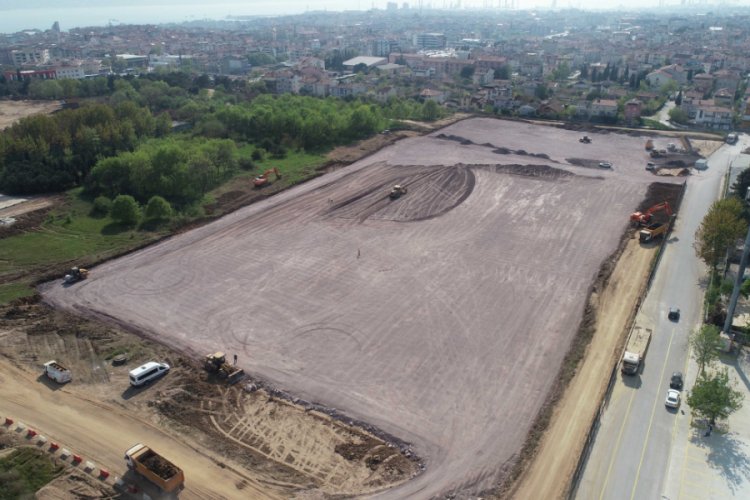 Kocaeli'de, 250 yataklı yoğun bakım hastanesi &ccedil;alışmaları hızla s&uuml;r&uuml;yor