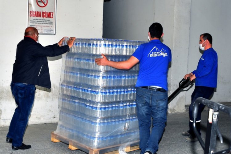 Bursa'da hastanelere su takviyesi