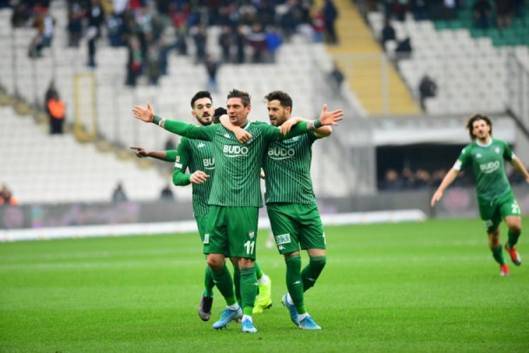 Bursaspor, ligin zirvesine karşı &uuml;st&uuml;n!