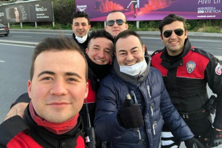 Polisten, Serdar Orta&ccedil;'a yardım eli