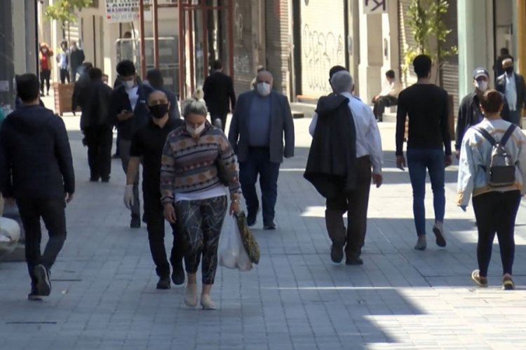 İstiklal Caddesi'nde yoğunluk