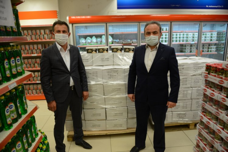 &Ccedil;orum'da gıda bankasına 1 ton peynir bağışlandı