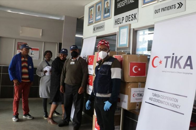 TİKA'dan G&uuml;ney Afrika'nın Kovid-19'la m&uuml;cadelesine destek