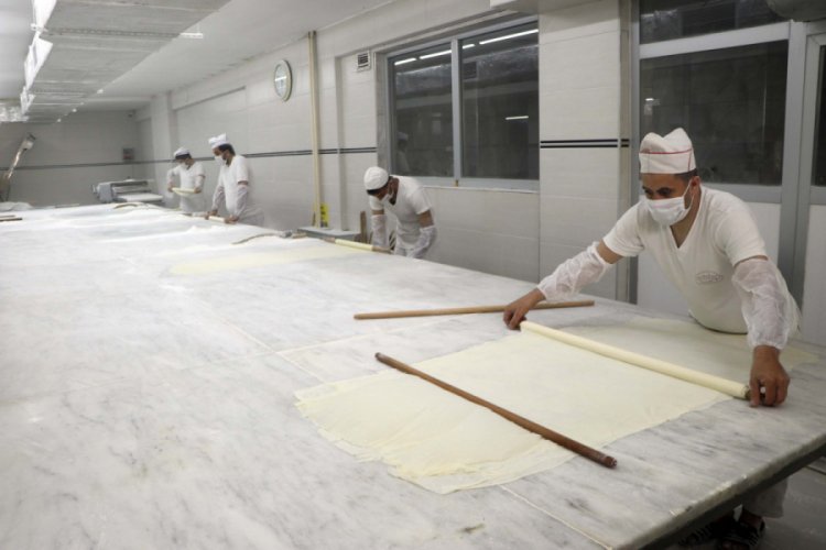Baklavacıların 'ramazan' mesaisi