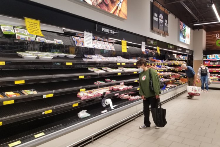 ABD'de halk et reyonlarına akın etti