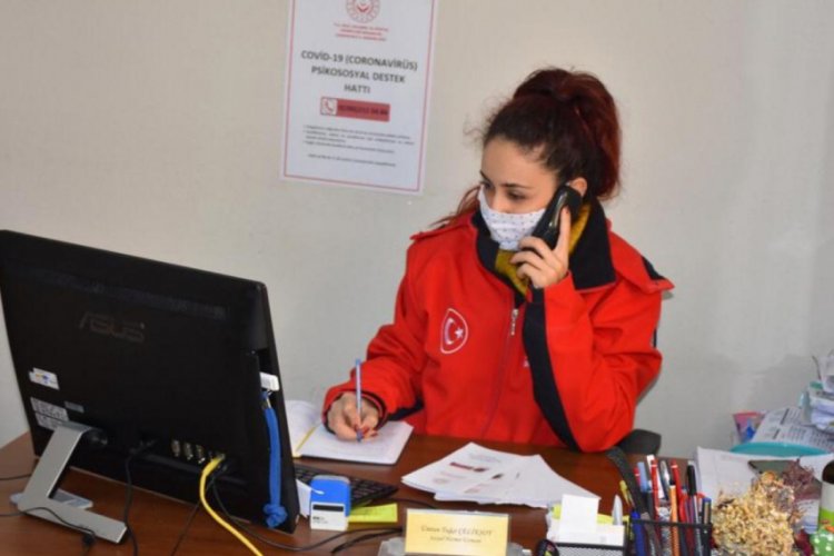 Bakanlıktan 14 bin kişiye 'Covid-19 Psikososyal Destek'