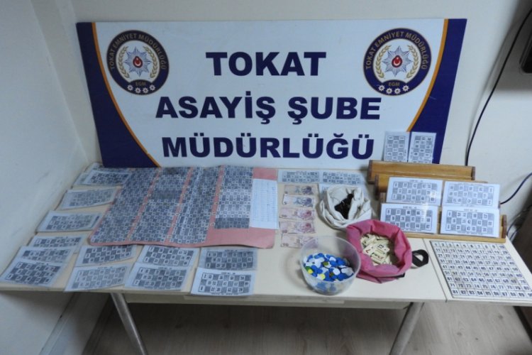 Tokat'ta bağ evine kumar operasyonu