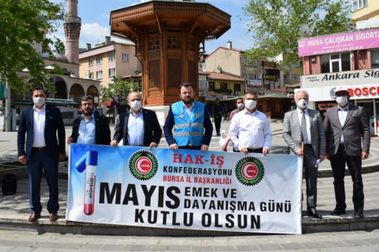 Bursa'da Hak-İş'ten 1 Mayıs kutlaması!