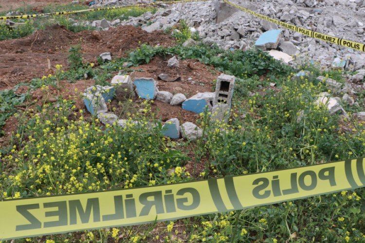 Polisi alarma ge&ccedil;iren mezardan k&ouml;pek &ouml;l&uuml;s&uuml; &ccedil;ıktı