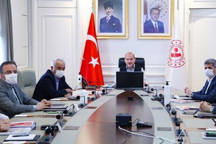Bakan Soylu'nun başkanlığında g&uuml;venlik toplantısı yapıldı