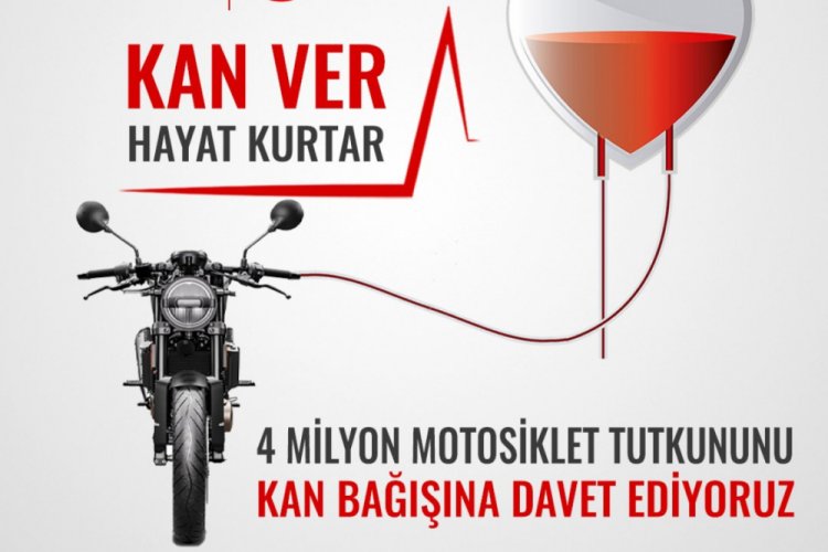 TMF, motosiklet tutkunlarını kan bağışına davet etti