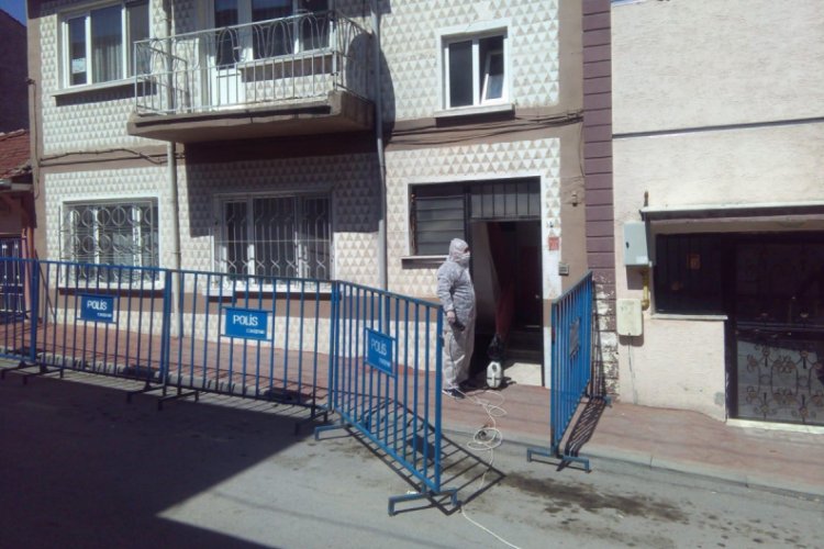 Eskişehir'de bir bina karantina altına alındı