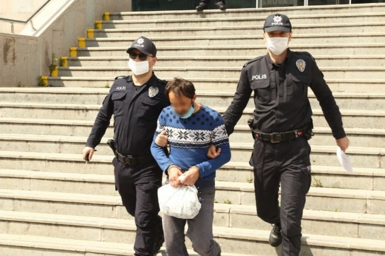 &Uuml;vey oğlunu d&ouml;ven baba tutuklandı