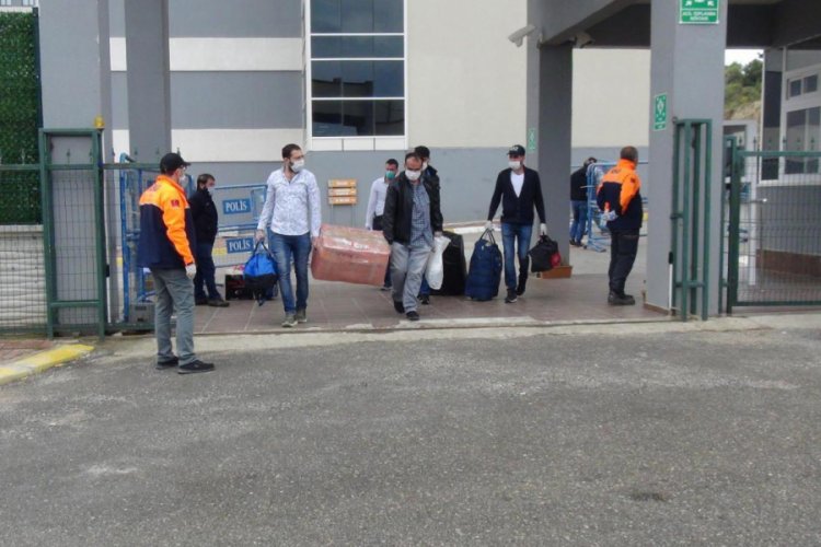 Uşak'ta yurttaki karantina s&uuml;releri dolan 189 kişi tahliye edildi