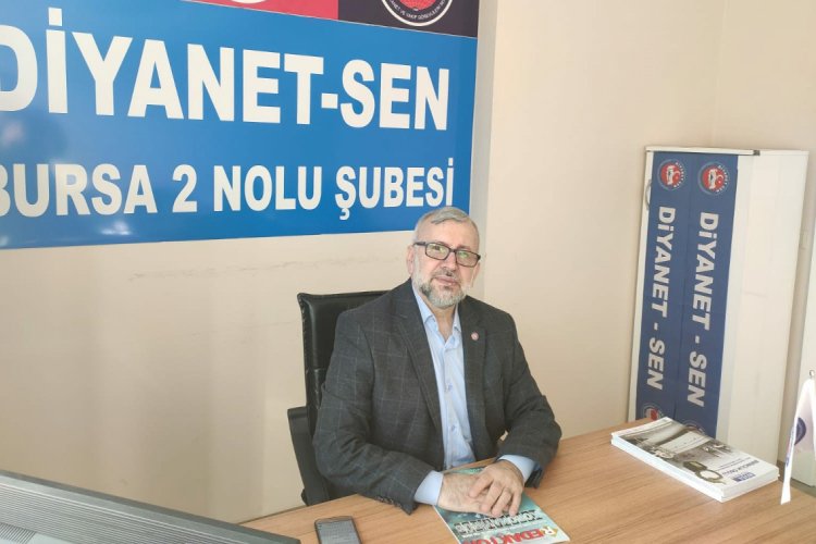 Diyanet-Sen Bursa Şube Başkanı G&ouml;le&ccedil;: "&Ccedil;in mallarının alınması, satılması yasaklanmalı"