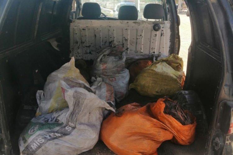 &Ccedil;anakkale'de kablo hırsızlığı yapan ş&uuml;pheli yakalandı