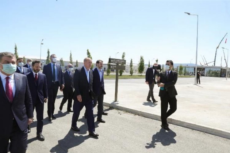 Cumhurbaşkanı Erdoğan'dan Sancaktepe'deki hastanede inceleme