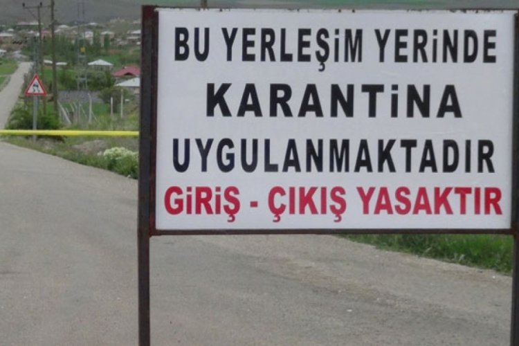 Nişan merasiminden sonra mahalle karantinaya alındı