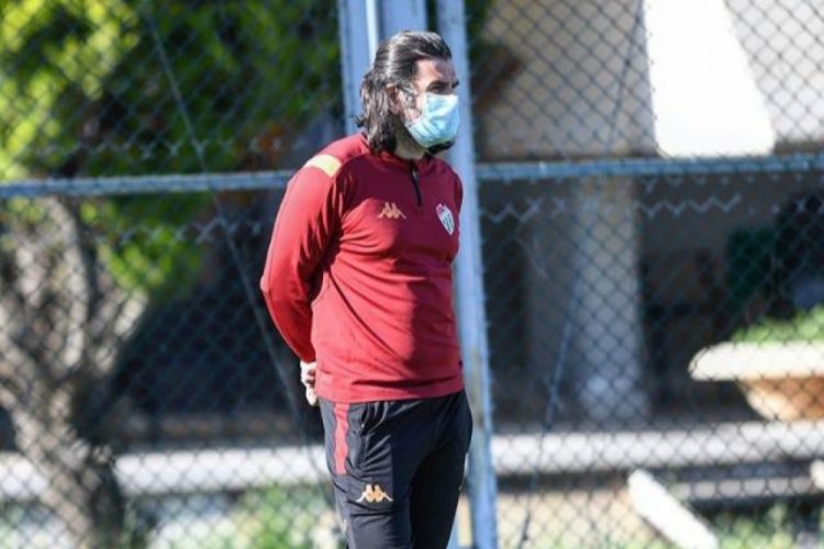 Bursaspor'dan sosyal mesafeli antrenman...