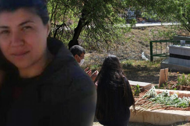 Emine Bulut'un kızı annesinin mezarını ziyaret etti