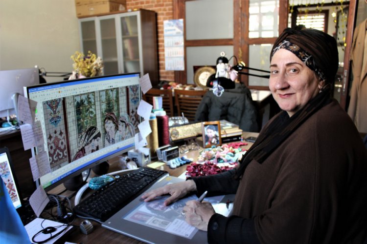 Bursa İpek&ccedil;ilik m&uuml;zesi d&uuml;nyaya ipek halı ihra&ccedil; ediyor