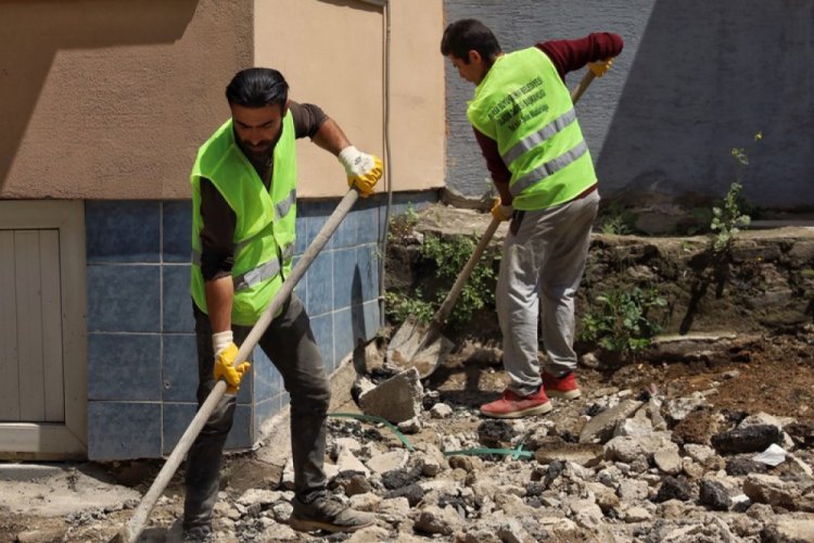 Bursa sokakları şantiyeye d&ouml;nd&uuml;