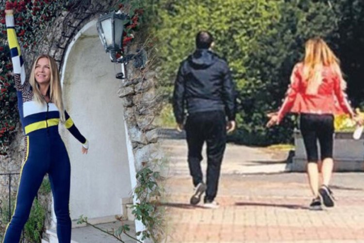 Ivana Sert mezarlıkta spor yapmaya başladı