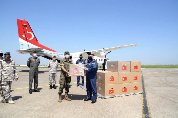 MSB: İncirlik'te g&ouml;rev yapan 3 &uuml;lkenin askerine sağlık malzemesi verildi