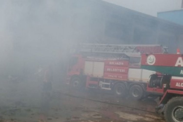 Afyonkarahisar'da biyok&uuml;tle enerji santralinde yangın &ccedil;ıktı