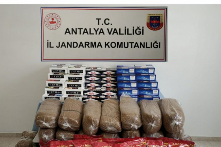 50 bin ka&ccedil;ak makaron ve 165 kilo t&uuml;t&uuml;n ele ge&ccedil;irildi