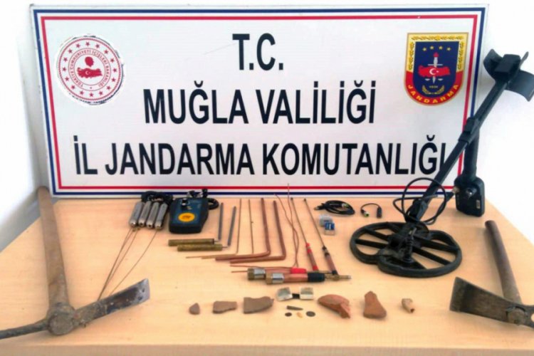 Muğla'da ka&ccedil;ık kazı yapanlara su&ccedil;&uuml;st&uuml;