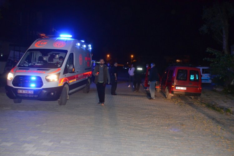 Bursa'da k&ouml;peklerden ka&ccedil;arken kaza yaptı
