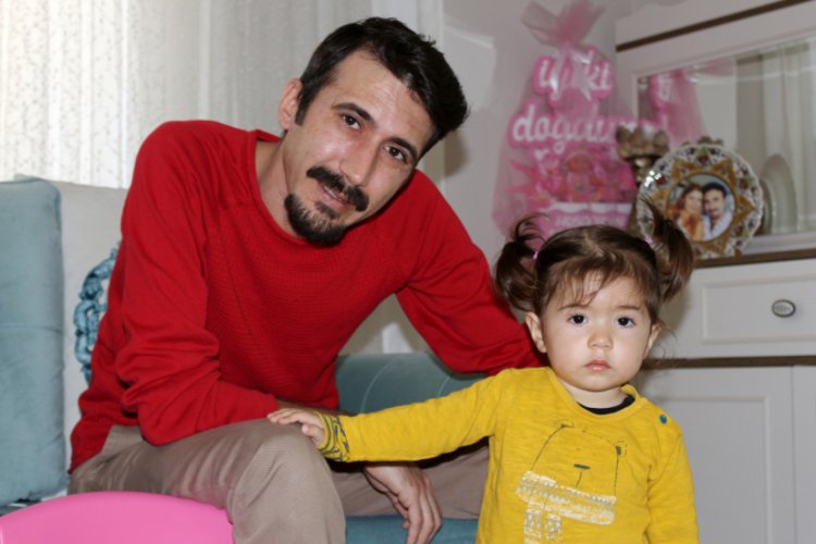 Himmet hemşire 18 aylık kızına kavuştu