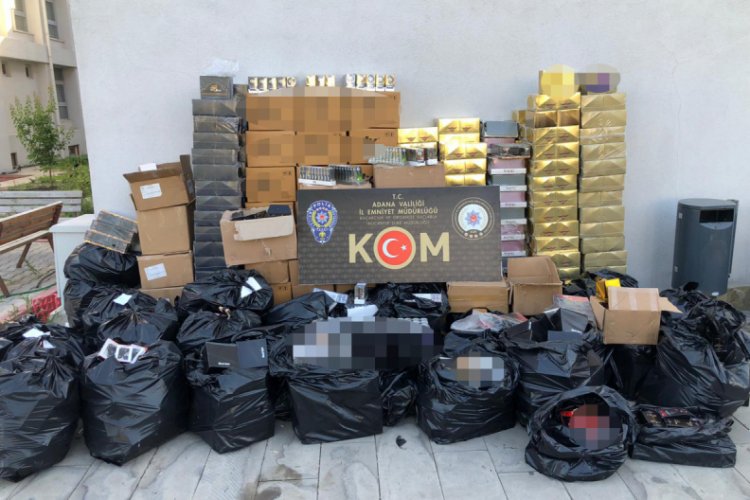 Adana'da 1 milyon 250 bin liralık ka&ccedil;ak cinsel i&ccedil;erikli &uuml;r&uuml;n ele ge&ccedil;irildi