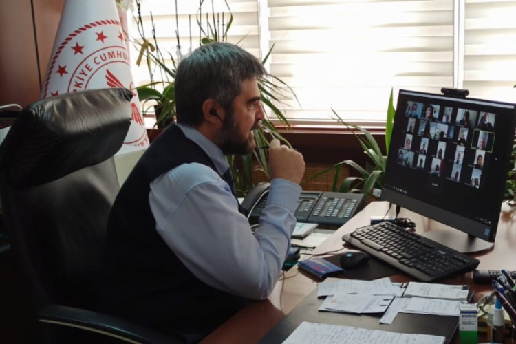 Bursa'da Hemşireler Haftası telekonferans ile kutlandı