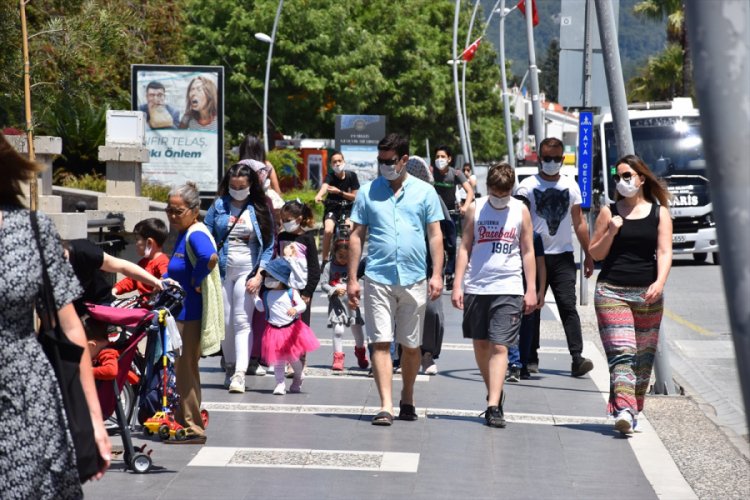 Marmaris'te maske takma zorunluluğu getirildi