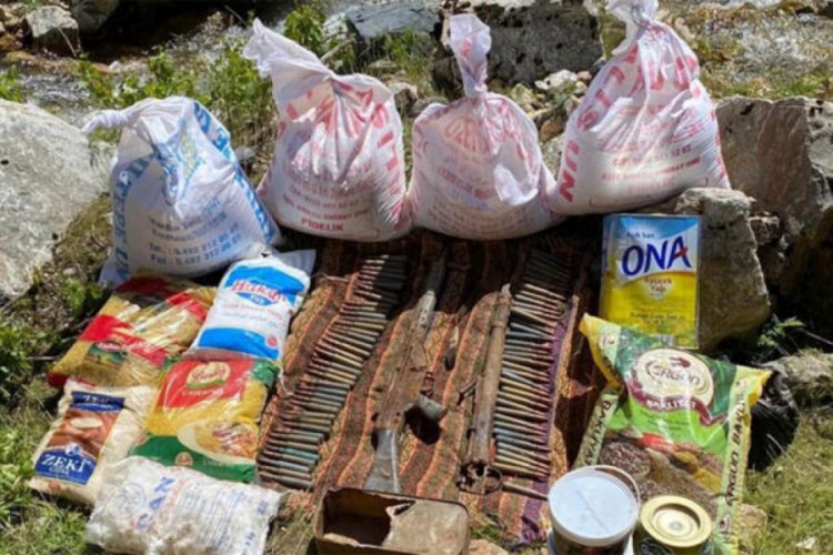 Ter&ouml;r &ouml;rg&uuml;t&uuml; PKK'ya ait 8 katlı sığınak imha edildi