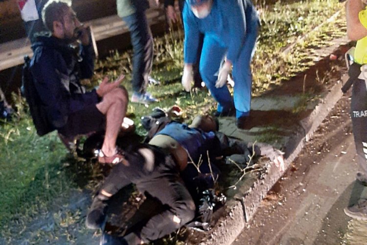 Motosiklet kullanırken alkol aldı, polisten ka&ccedil;maya &ccedil;alışırken kaza yaptı