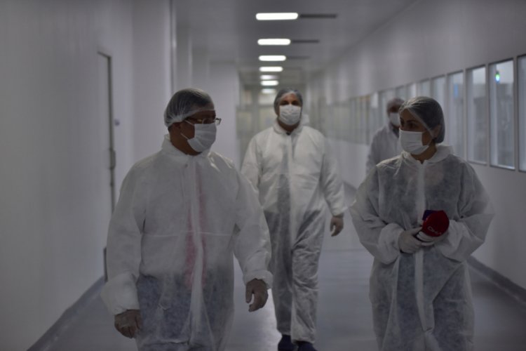 Yerli koronavir&uuml;s ilacının &uuml;retildiği fabrika g&ouml;r&uuml;nt&uuml;lendi