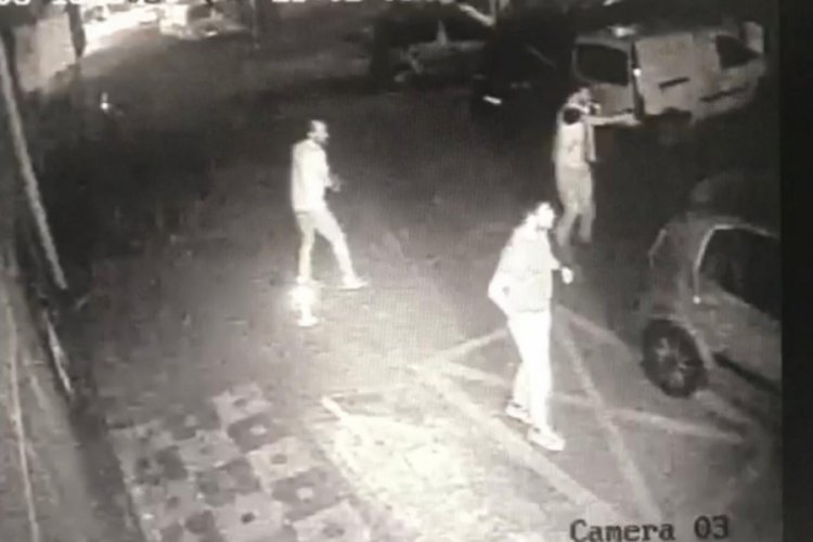 Bursa'da silahların konuştuğu kavga kamerada! 6 ş&uuml;pheli adliyeye sevk edildi