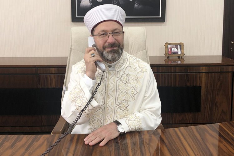 Diyanet İşleri Başkanı Erbaş, Suudi Arabistan Hac ve Umre Bakanı ile g&ouml;r&uuml;şt&uuml;