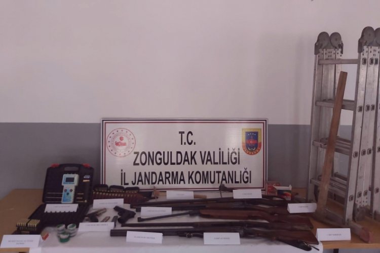Zonguldak'ta jandarmadan define avcılarına baskın