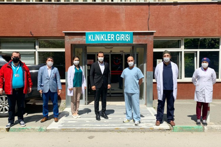 Bursa'da sağlık &ccedil;alışanlarına destek devam ediyor