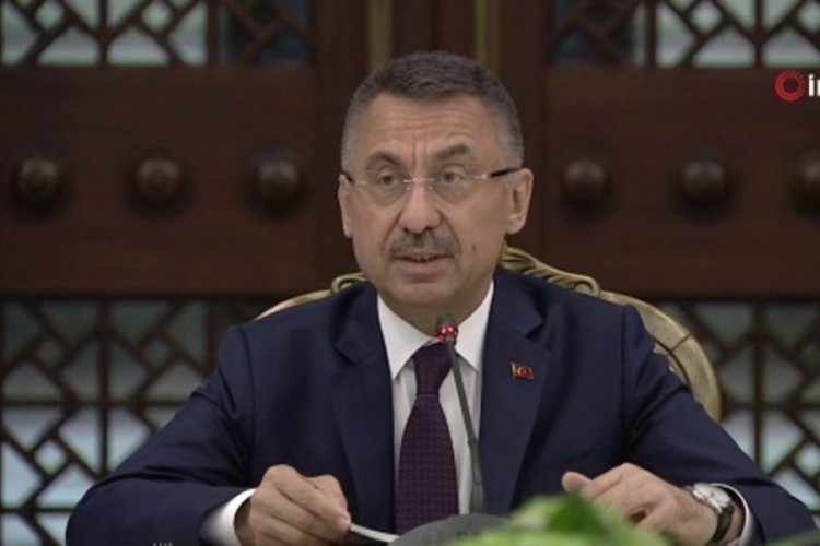 Cumhurbaşkanı Yardımcısı Oktay, yangınla ilgili KKTC Başbakanı Tatar ile g&ouml;r&uuml;şt&uuml;