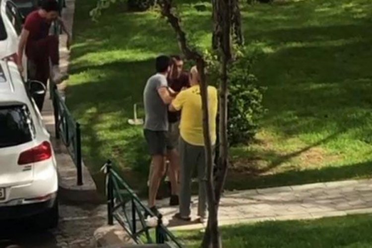Sokak hayvanlarına mama bıraktı, komşusu tepki g&ouml;sterdi