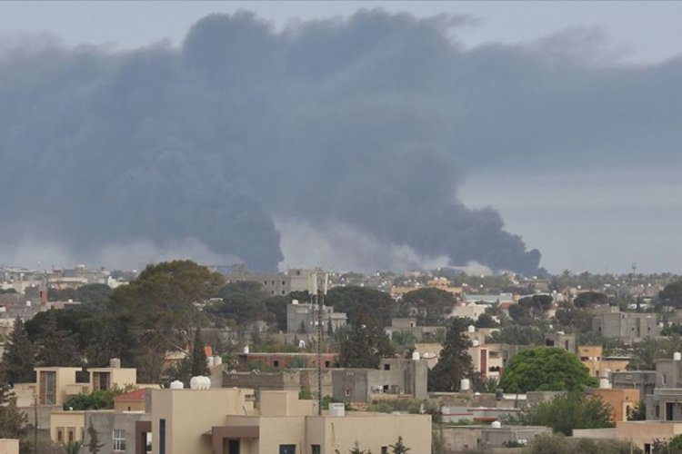 Libya ordusundan Vatiyye Askeri Hava &Uuml;ss&uuml;'ne 5 hava harekatı