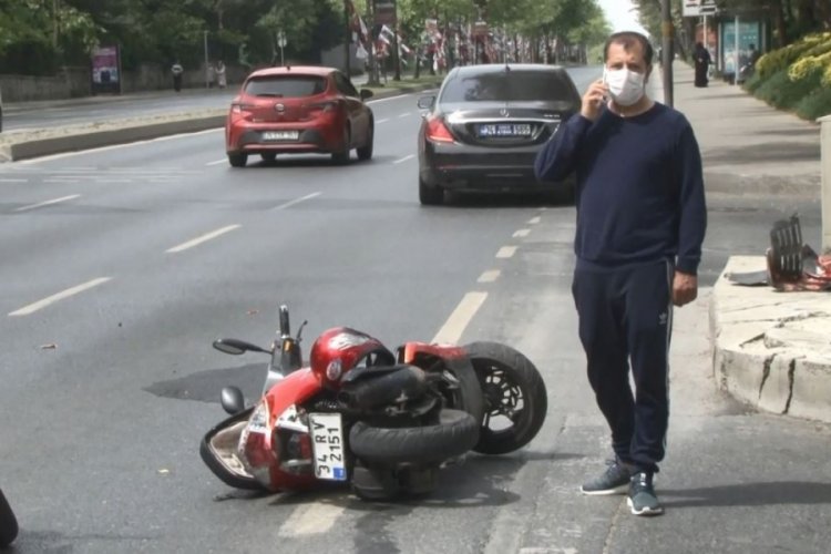 &Uuml;nl&uuml; &ccedil;iğk&ouml;fteci l&uuml;ks otomobiliyle kaza ge&ccedil;irdi